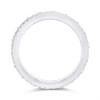 Silver Cubic Zirconia Full Eternity Ring - F6086 Alternative Image
