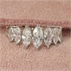 Silver Marquise Cubic Zirconia Graduated Ring - F6098 Alternative Image