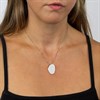 Fiorelli Silver Cubic Zirconia Organic Necklace - F66164 Alternative Image