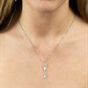 Fiorelli Silver Crystal Necklace - F66168 Alternative Image
