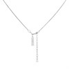 Fiorelli Silver P5193C Pave CZ Marquise Necklace - F66192 Alternative Image