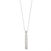 Fiorelli P5039C Platinum Plated Chevron Stick Necklace - F66210 Alternative Image