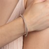 Fiorelli B5380C Platinum Plated Knife Edge Hinge Bangle - F66217 Alternative Image