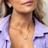 Fiorelli Silver CZ Fan Necklace - F66230 Alternative Image