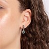 Fiorelli E6225T Silver Aqua Crystal Drop Earrings - F66240 Alternative Image