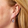 Fiorelli E6447M Silver Pink Amethyst Drop Earrings - F66242 Alternative Image