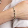 Fiorelli Silver Aqua Crystal Bracelet - F66243 Alternative Image