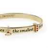 Disney Sterling Silver Winnie The Pooh Gold Plated Bangle - F67132 Alternative Image