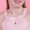 Disney Sterling Silver Winnie The Pooh Gold Plated Necklace - F67135 Alternative Image