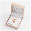 Disney Sterling Silver Winnie The Pooh Gold Plated Necklace - F67135 Alternative Image