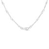 Silver Twisted Link Chain Necklace - F8819 Alternative Image