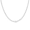 Silver Polished Pebble Necklace - F8821 Alternative Image