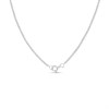 Silver Round Beaded Chain- 18" - F8917 Alternative Image