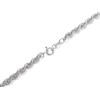 Silver 4mm Wide Rope Chain - 18in - F8945 Alternative Image