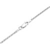 Silver 2mm Wide Diamond Cut Rope Chain - 18in - F8949 Alternative Image