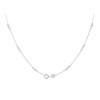 Silver Ball Station Necklace - 24in - F9511 Alternative Image