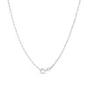 Silver Paper Link MAMA Necklet - F9521 Alternative Image