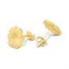 9ct Gold Flower Stud Earrings - G02109 Alternative Image
