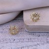 9ct Gold Flower Stud Earrings - G02109 Alternative Image