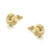 9ct Gold Triple Knot Stud Earrings - G0239 Alternative Image