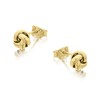 9ct Gold Open Knot Stud Earrings - 6mm - G0240 Alternative Image