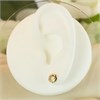 9ct Gold Twisted Circle Stud Earrings - 6mm - G0241 Alternative Image