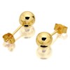 9ct Gold Ball Earrings - 5mm - G0285 Alternative Image