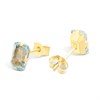 9ct Gold Blue Topaz Stud Earrings - 6mm - G04103 Alternative Image