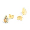 9ct Gold Blue Topaz Stud Earrings - 6mm - G04106 Alternative Image