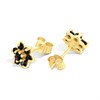 9ct Gold Sapphire Cluster Stud Earrings - 6mm - G04141 Alternative Image