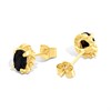 9ct Gold Sapphire Stud Earrings - 6mm - G04142 Alternative Image