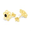9ct Gold Sapphire Daisy Stud Earrings - 8mm - G04144 Alternative Image