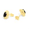 9ct Gold Sapphire Stud Earrings - 8mm - G04145 Alternative Image