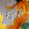 9ct White Gold 4MM Ruby Rubover Stud Earrings - G04149 Alternative Image