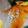 9ct White Gold 5MM Ruby Rubover Stud Earrings - G04152 Alternative Image