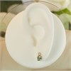 9ct Gold Emerald And Diamond Stud Earrings - G0469 Alternative Image