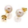 9ct Gold Akoya Cultured Pearl Stud Earrings - 7.5-8mm - G0481 Alternative Image