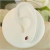 9ct Gold Amethyst Stud Earrings - 6mm - G0499 Alternative Image
