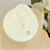 9ct Freshwater Pearl And Diamond Heart Stud Earrings - G0693 Alternative Image