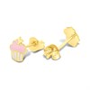9ct Gold Cupcake Stud Earrings - G0829 Alternative Image
