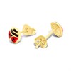 9ct Gold Ladybird Stud Earrings - G0861 Alternative Image