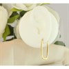 9ct Gold Rectangular Hoop Earrings - 32mm - G2440 Alternative Image