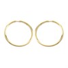 9ct Gold Hoop Earrings - 14mm - G2460 Alternative Image