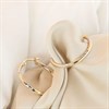 9ct Gold Two Colour Hoop Earrings - G2494 Alternative Image