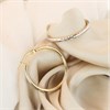9ct Gold Two Colour Hoop Earrings - G2495 Alternative Image