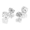 9ct White Gold Cubic Zirconia Stud Earrings - 5mm - G27115 Alternative Image