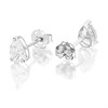 9ct White Gold Pear Cubic Zirconia Stud Earrings - 6mm - G27119 Alternative Image