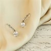 9ct White Gold Cubic Zirconia Drop Earrings - 14mm drop - G2879 Alternative Image