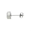 9ct White Gold White And Black Crystal Stud Earrings - 5mm - G3425 Alternative Image