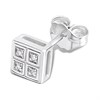 9ct White Gold Diamond Single Earring - G3432 Alternative Image